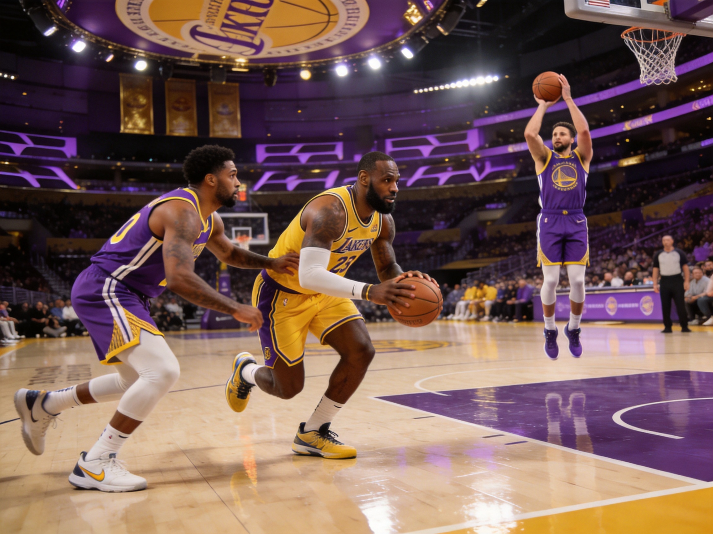 NBA季后赛湖人击败勇士赛事分析
